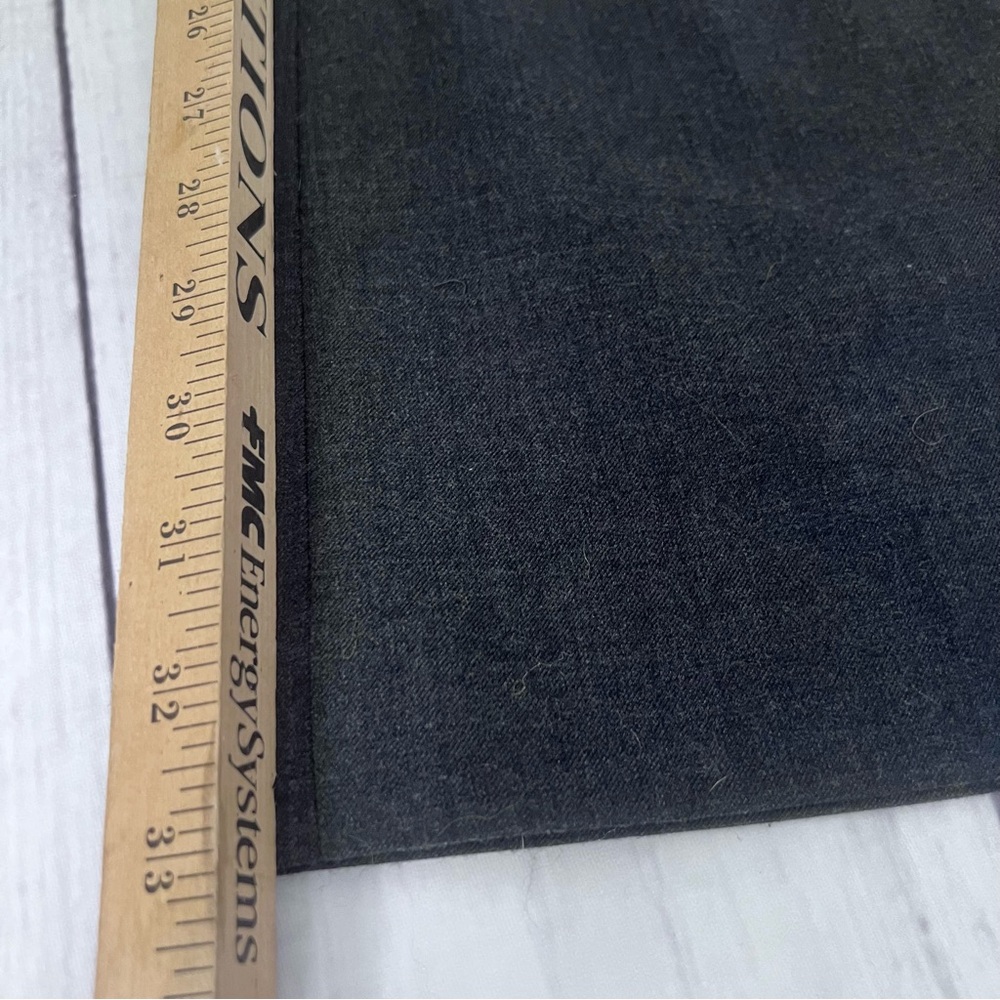Banana Republic Woman’s Wool Blend “Ryan Fit” Charcoal -SZ: 8 - Picture 4 of 8